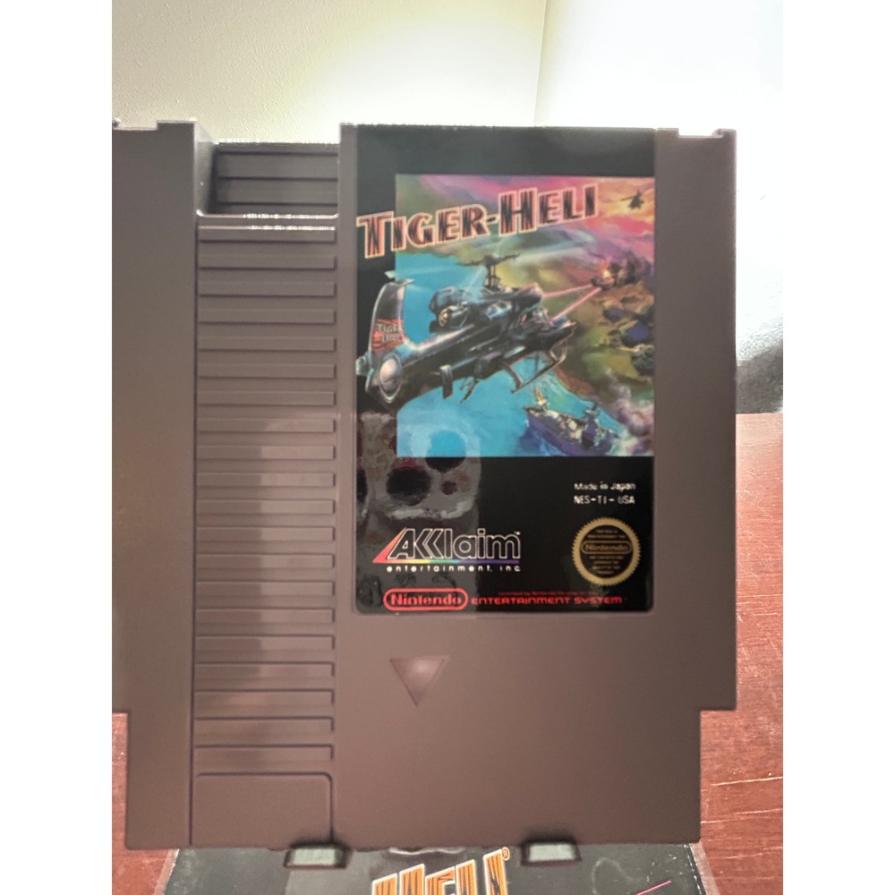 Tiger-Heli Nintendo NES Game Cartridge with Manual and Dust Sleeve NES-TI-USA